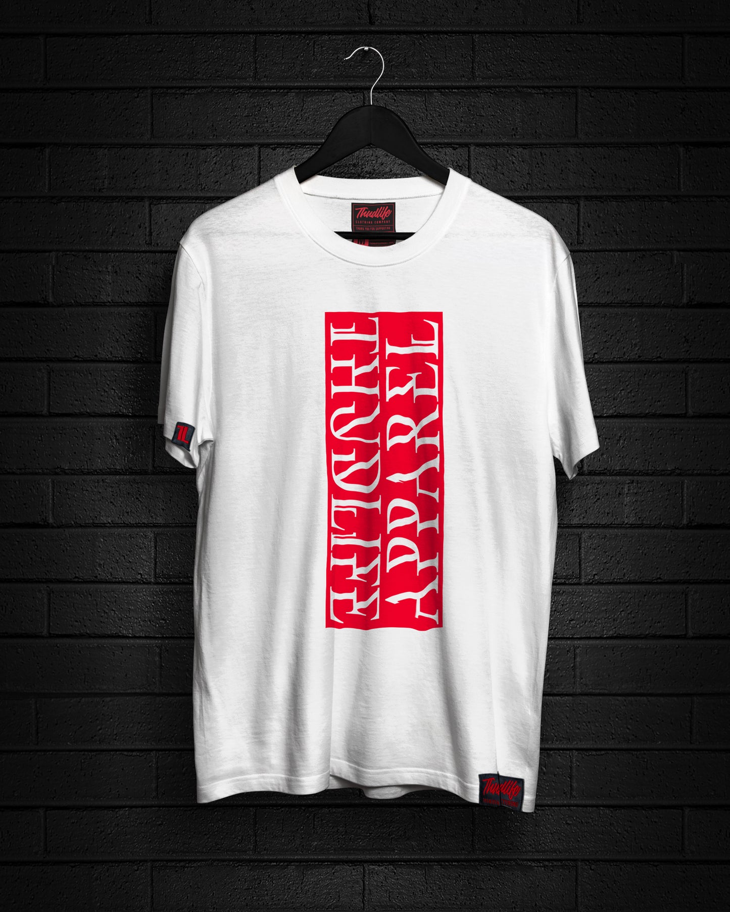 DOTALLY TYSLEXIC WHT&RED