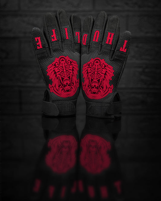 COFFIN GRIPPERS RED/BLK